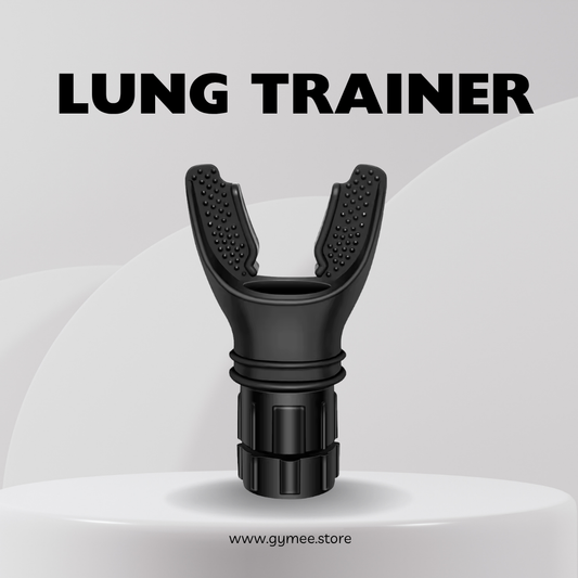 Sports Breathing Trainer Portable Lung Capacity Abdominal Breathing Trainer with Adjustable Intensity Knob Adult Lung Booster